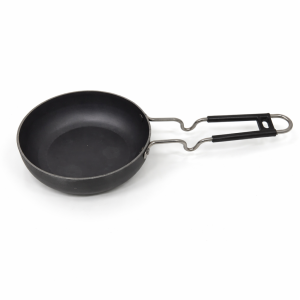 Iron Tadka Pan with Steel Handle | Thalippu Pan