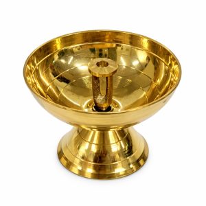 Pure Brass Traditional Diya Lamp (Vilakku)