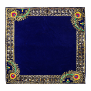 Decorative Velvet Pooja Aasan Mat for Mandir | Festival Décor