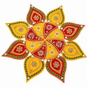 Reusable Acrylic Rangoli Set | Floor Decor 13 inch