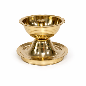 Traditional Brass Diya Oil Lamp | Deepam Jyoti for Pooja