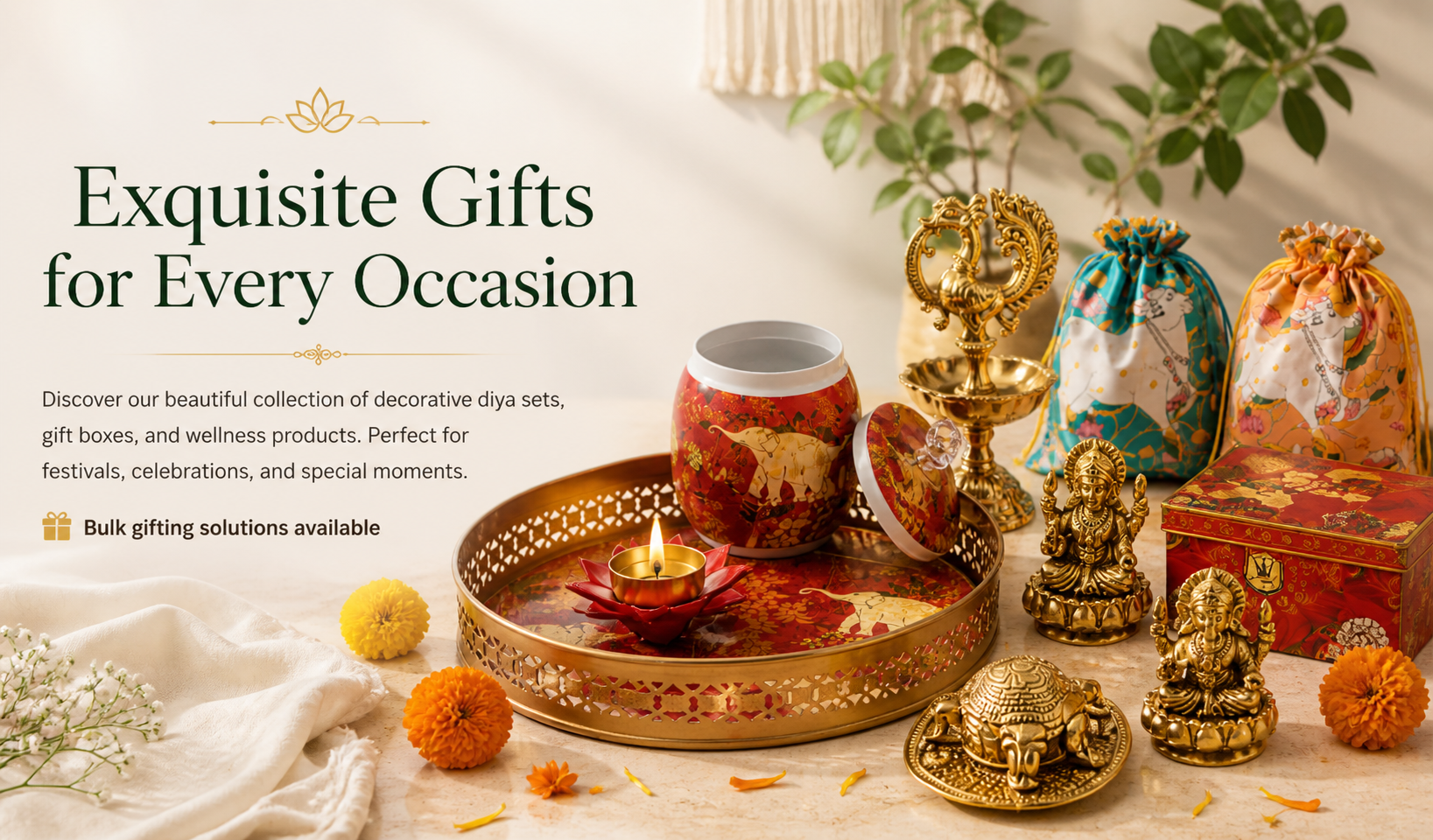 Adoura Gifts - gifts for every moment. A display of products available for gifting.