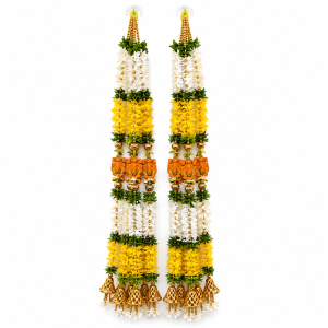 Artificial Flower Toran with Ganesha | Home & Festive Decor