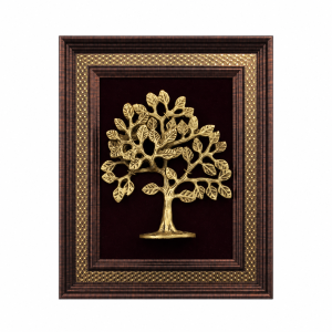 Premium Brass Kalpavriksham Wall Frame | Pooja Wall Hanging Décor
