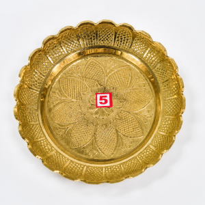 Decorative Brass Pooja Plate | Pooja & Return Gifts