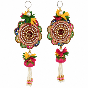 Shubh Labh Embroidered Door Hangings